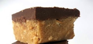 No Bake Peanut Butter Bars-1